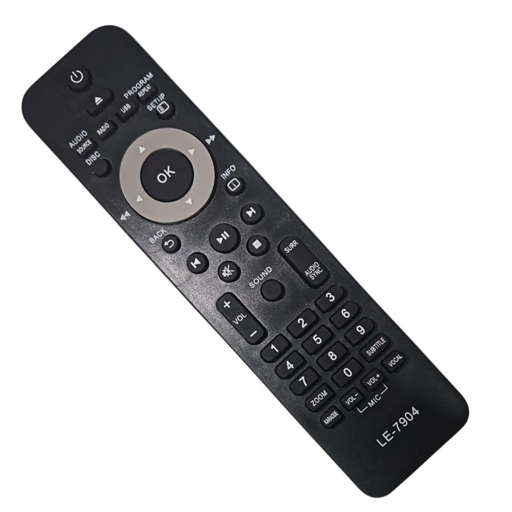 Controle Remoto Philips Home Theater HTD3500, 3509X, 3510, 3514, 3540, HTD570, HTD3570, HTD5510, 5520, 5540, 5550, 5500X