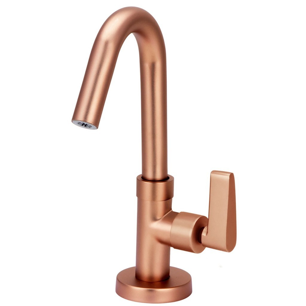 Torneira de Pia p/ Banheiro Bica Média Rose Gold Forusi