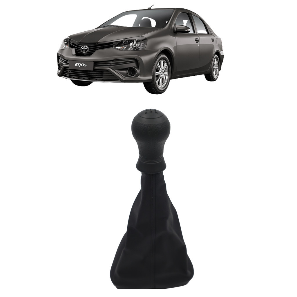 Coifa Câmbio Com Manopla Etios 2013 2014 2015 2016 5 Marchas