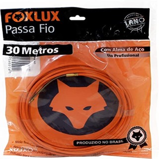 Passa Fio Foxlux 30M com Alma de Aço | Instalação elétrica, resistência superior em Oferta na Shopee