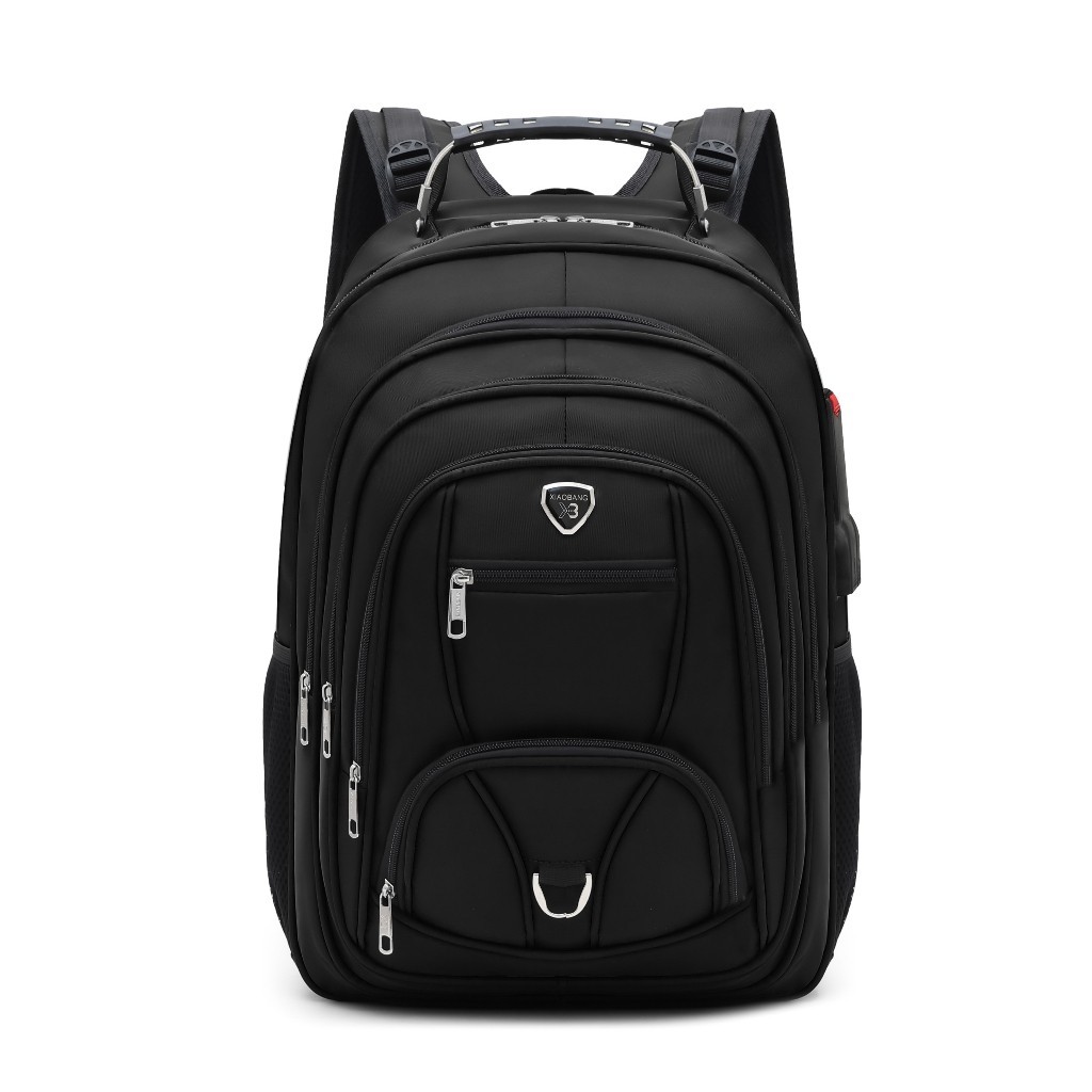 Mochila Bolsa Notebook Impermeável Resistente Reforçada cabo de aço saída USB