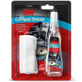 Kit Limpa Telas 100 ML com Pano de Microfibra 3M em Oferta na Shopee