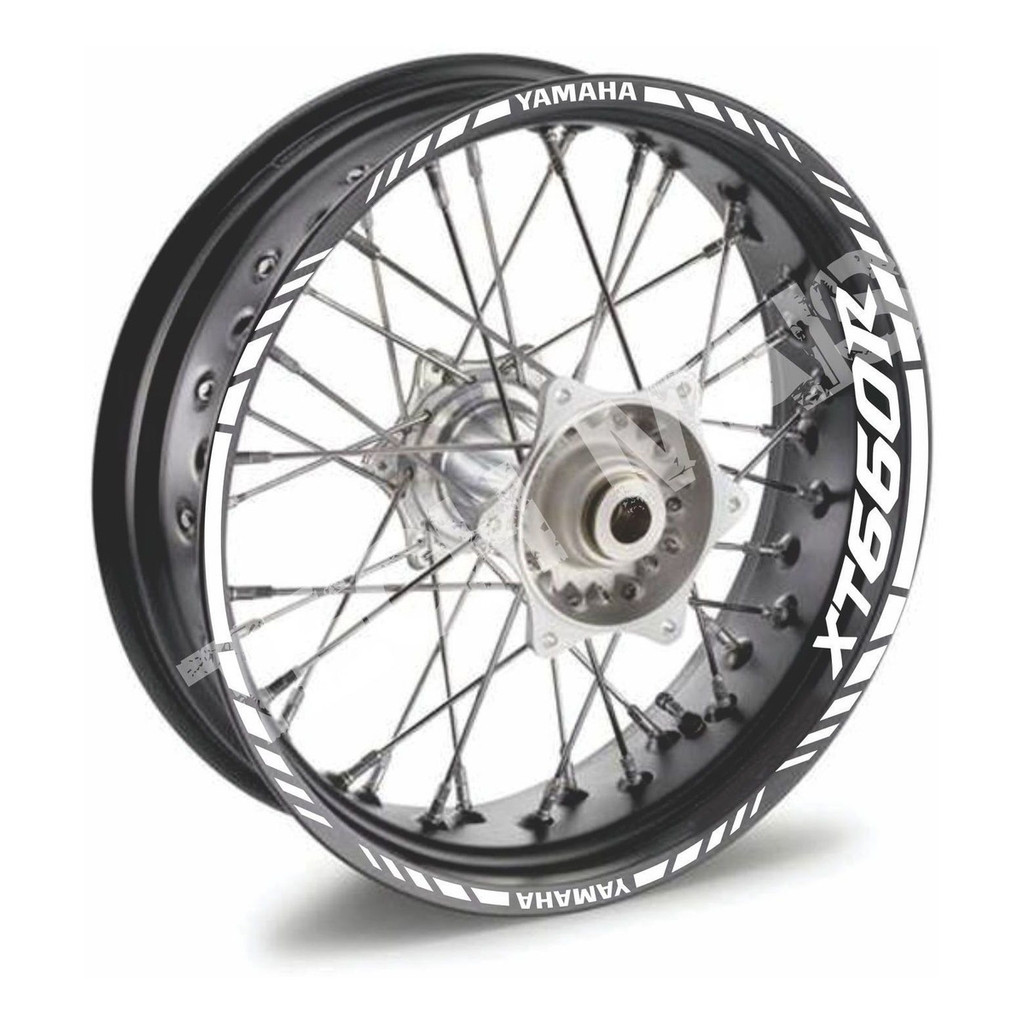 Kit Friso Adesivo Xt660r Xt 660 R Refletivo De Roda Yamaha