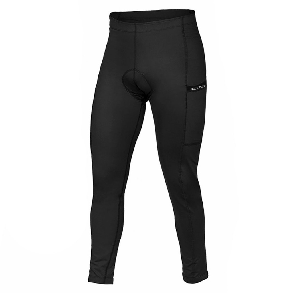 Calça de Ciclismo Mountain Bike Forro Espuma Masculina Almofada Bike Preta com Bolsos Rkc Sports 2.0