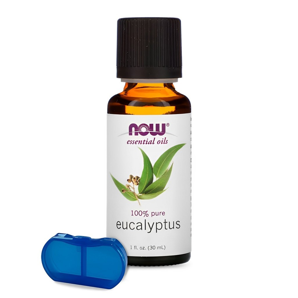 Óleo Eucalipto 30ml Globulus Now Foods + Porta Cápsulas em Oferta na Shopee