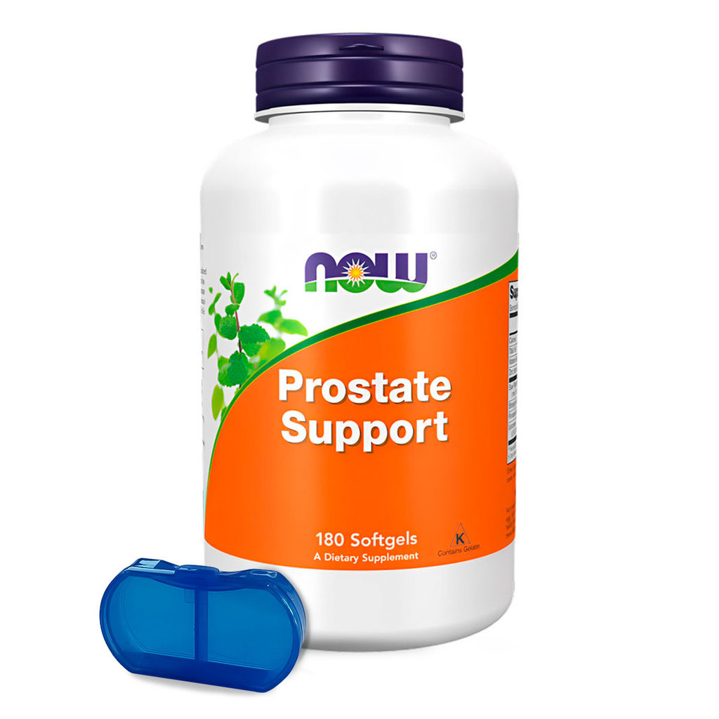 Prostate Support Now Foods 180 Softgels Importado + Porta Cápsulas em Oferta na Shopee