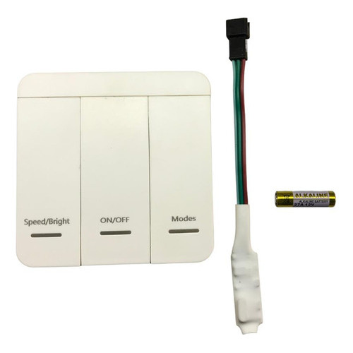 Controle Sem Fio Para Fita Led Sequencial 22 Efeitos Tensão De Operação 24v (Controle Sem Fio Para Fita Led Sequencial )