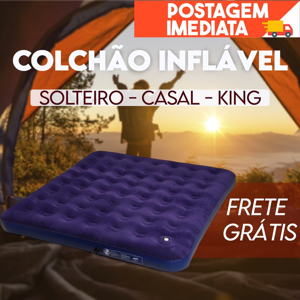 Colchão inflável Multiuso Mor | Vários Tamanhos Até 160 Kg
