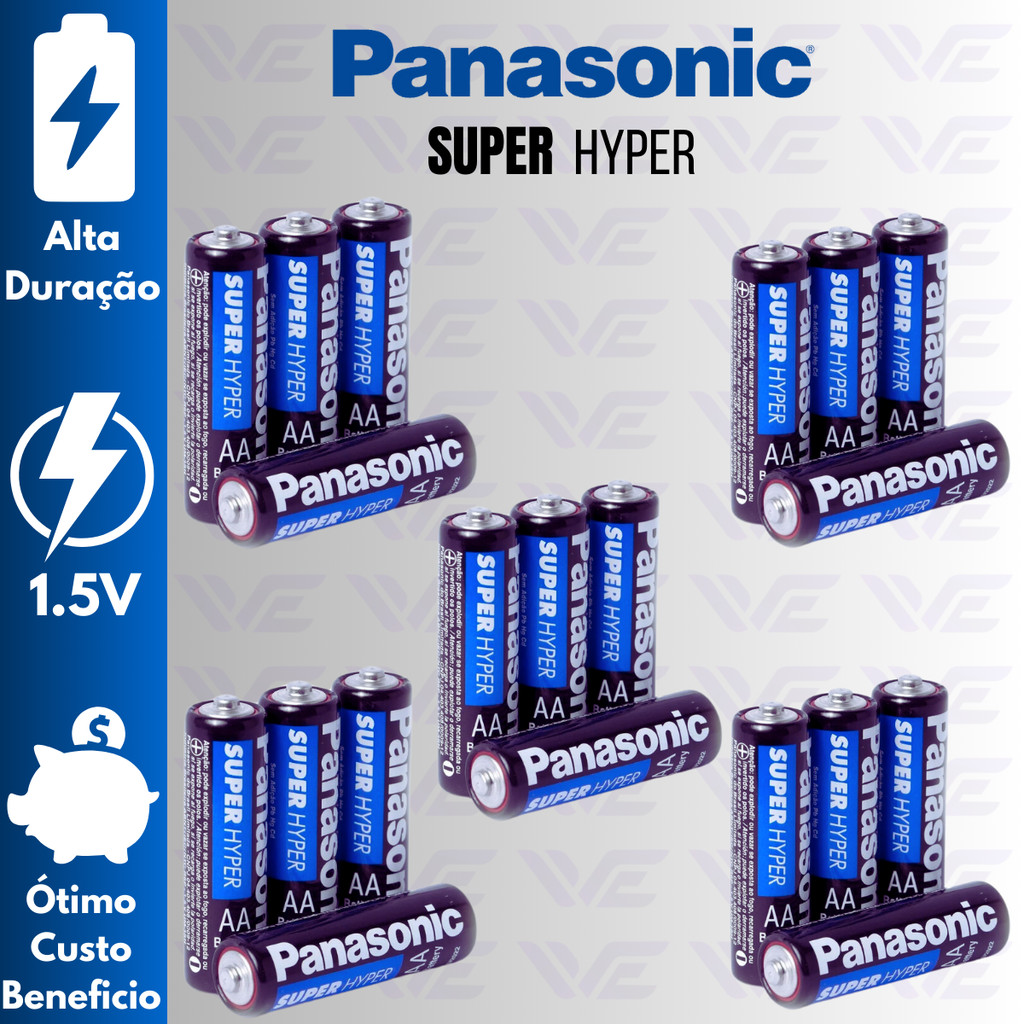 Pilha Palito Panasonic - Comprar com Melhor Preço em Baterias