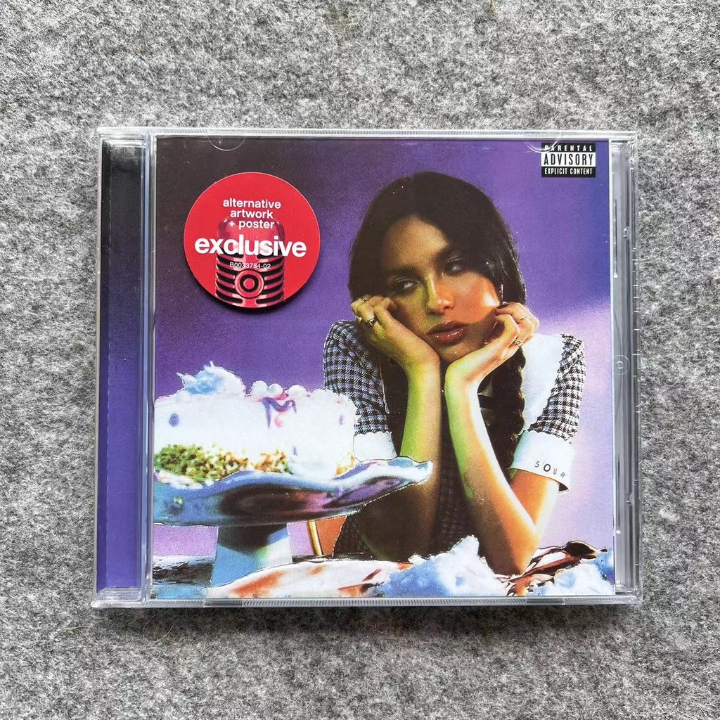 Olivia Rodrigo SOUR Target Exclusive Alternative Artwork + Poster CD Original Album [Lacrado] Brand New