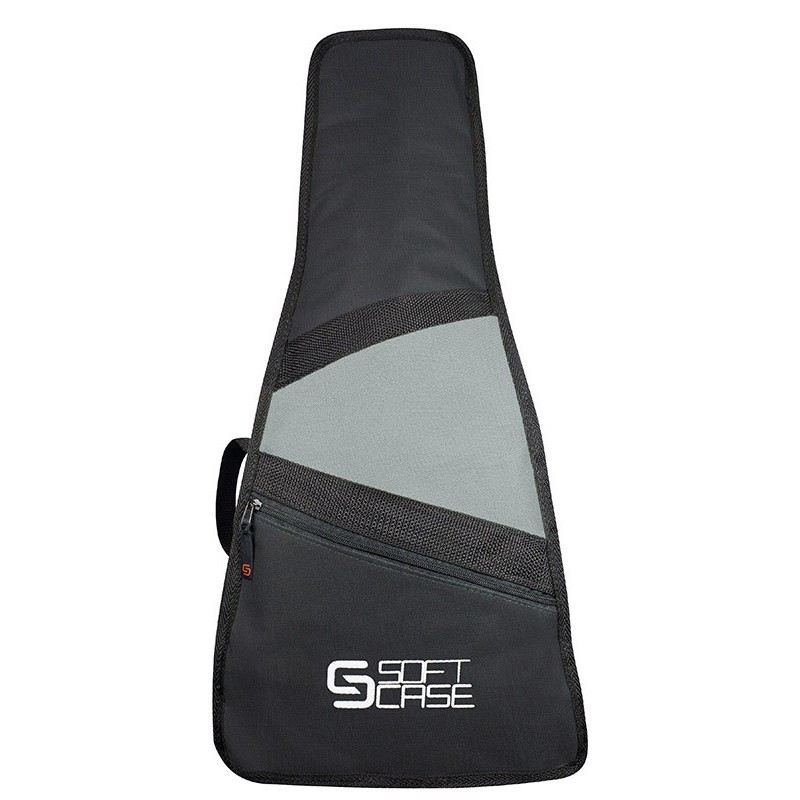 Capa Banjo e Bandolim Soft Case Start Almofadada Detalhe Cinza