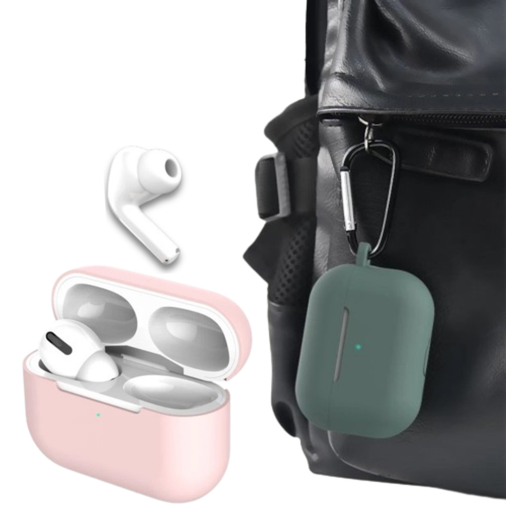 Capa case Silicone luva protetora para Fone sem fio Compativel para Airpods pro2