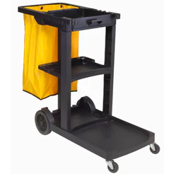 Carro De Limpeza Multifuncional Basic Black Perfect Pro