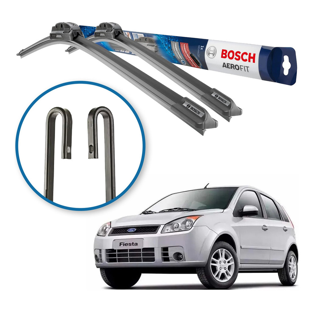 Palheta Parabrisa Ford Fiesta 2005 2006 2007 2008 2009 2010 em Oferta na Shopee