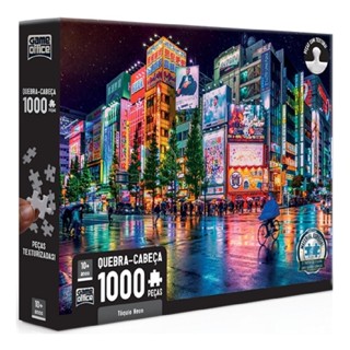 Quebra Cabeça 1000 Peças Tóquio Neon 002893 Toyster em Oferta na Shopee