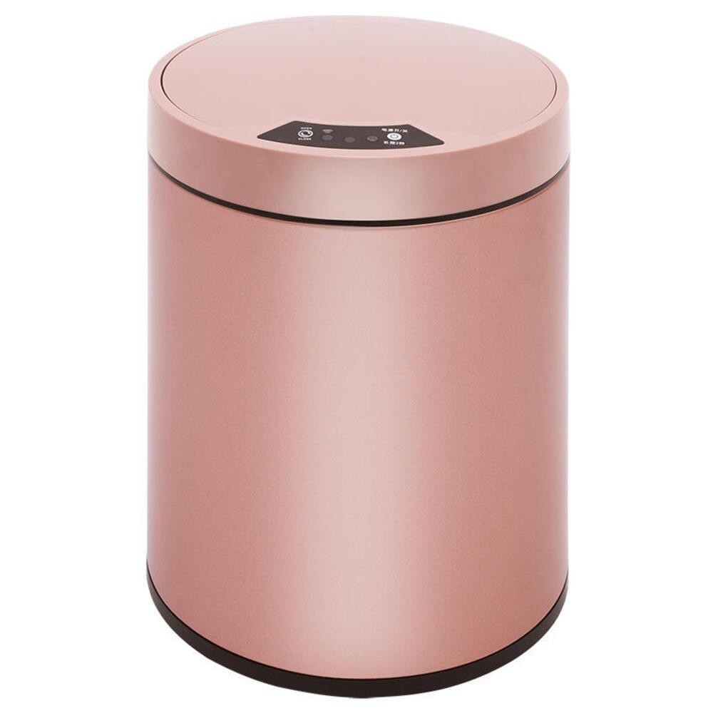 LIXEIRA AUTOMATICA ROSE GOLD 12L GRANDE SENSOR INTELIGENTE INOX PARA COZINHA BANHEIRO CESTO LIXO