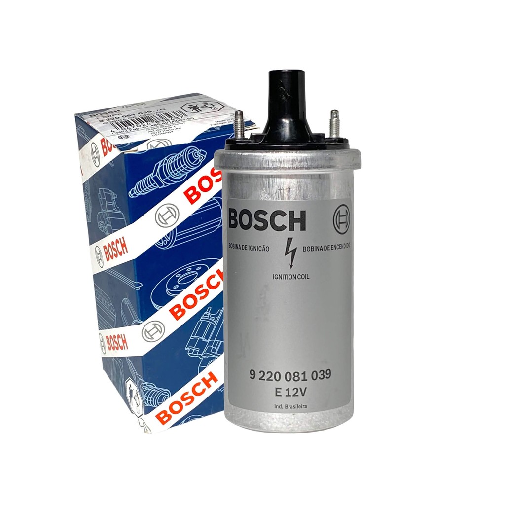 Bobina de Ignição Bosch Original p/ Platinado Fusca Kombi SP2 1300 1500 1600