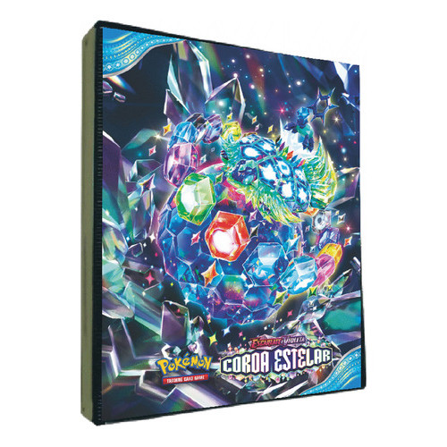 Terapagos Coroa Estelar Album Pokemon Porta 180 Cartas Cards