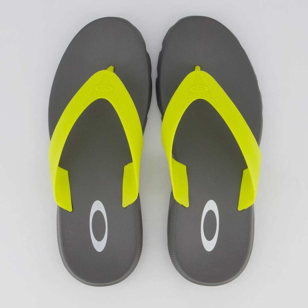 Chinelo Oakley Banks Cinza e Verde