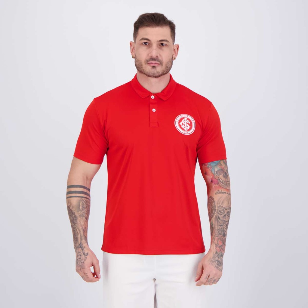 Polo Internacional Colorado Vermelha - Men Clothes