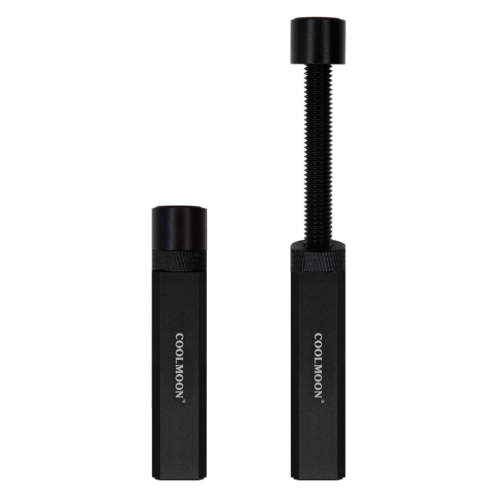 Suporte Placa De Vídeo Vertical 80-120mm Preto Ajustavel (Rosquear) Gh-120 Coolmoon