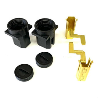 Porta Escova Carvão + Tampas + Protetor Dw862 Bd115 Spt115 em Oferta na Shopee