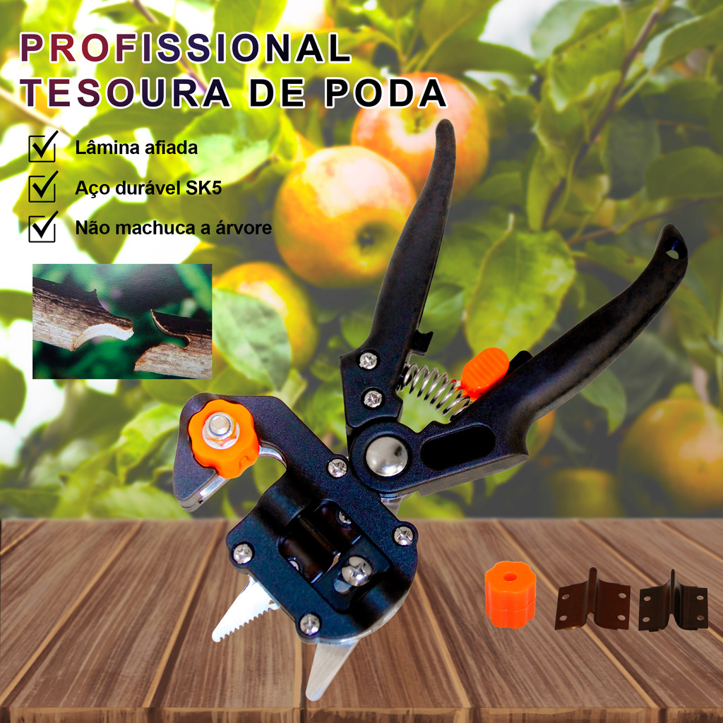 Tesoura De Enxertia Profissional Alicate Poda Enxerto em Oferta na Shopee