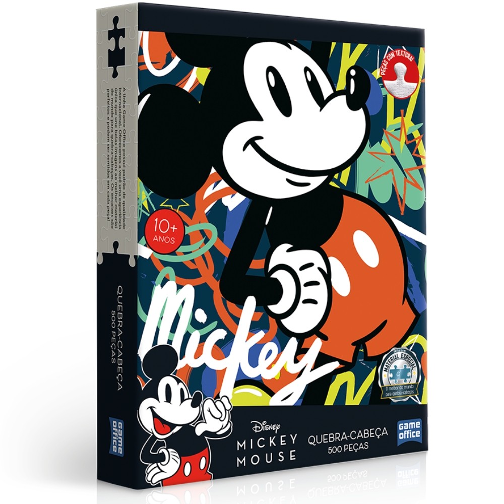 QUEBRA CABEÇA MICKEY MOUSE EDIÇÃO ESPECIAL 500 PEÇAS TOYSTER PUZZLE GAME OFFICE FILME DISNEY DESENHO em Oferta na Shopee