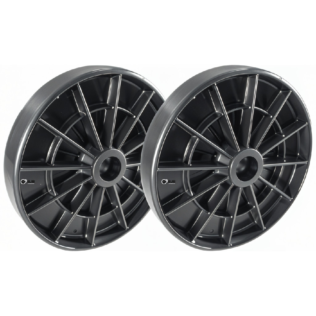 Kit 2 Rodas Plástica Betoneira Bitorneira Csm 400 L 01 Traco Original CSM