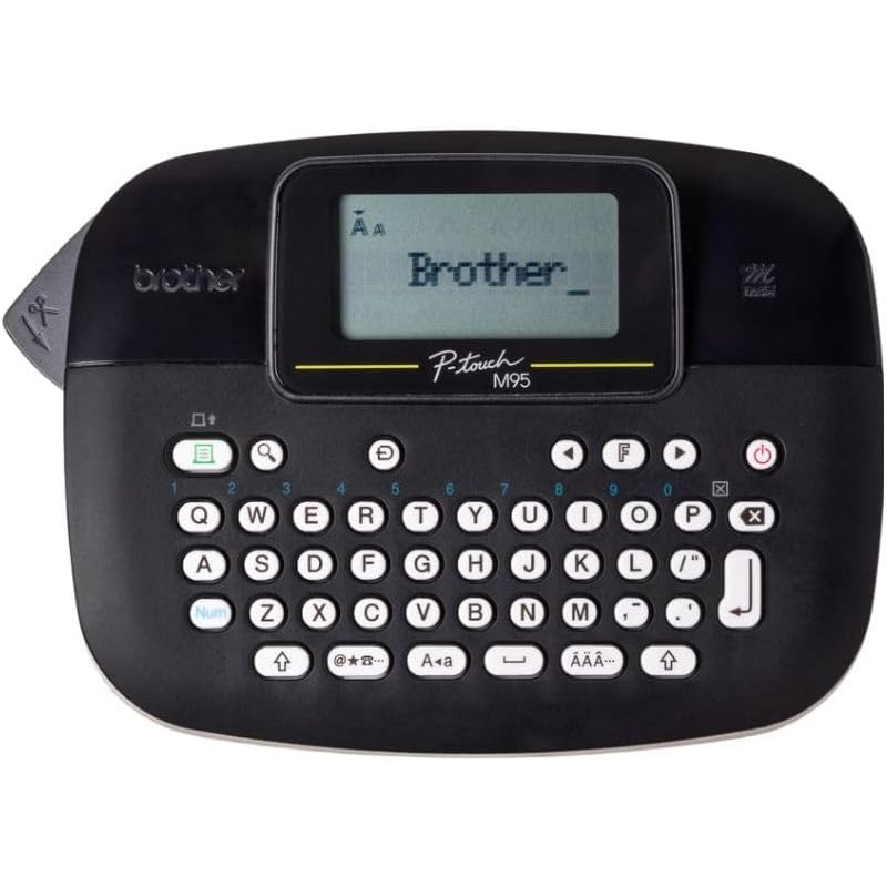 ROTULADOR ELETRONICO BROTHER PTM95BK PRETO em Oferta na Shopee