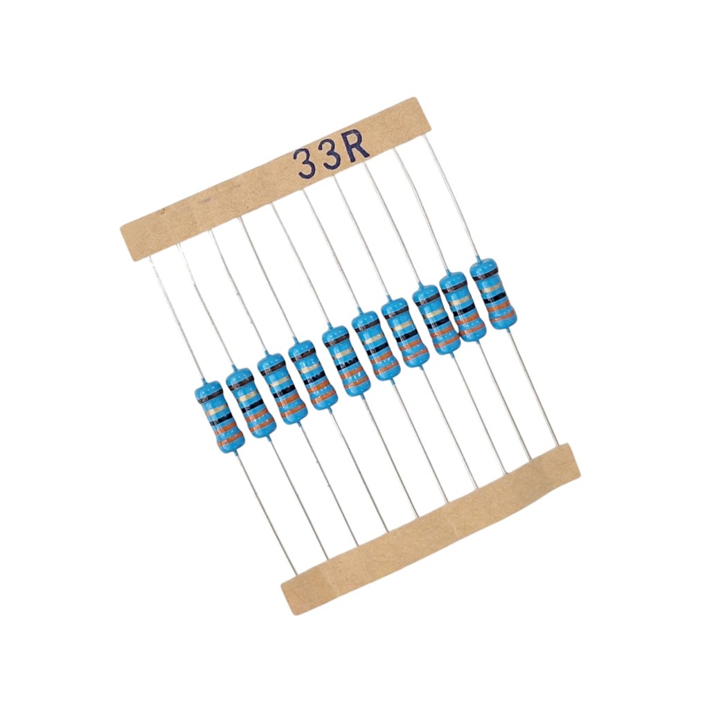 Kit 10 Resistor Precisão 33R 1W 1%