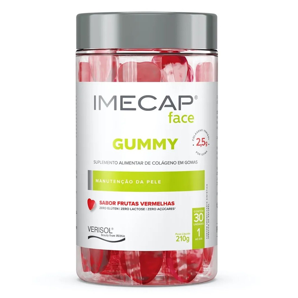 Colágeno Imecap Face Gummy 210G C30 Gomas - Verisol