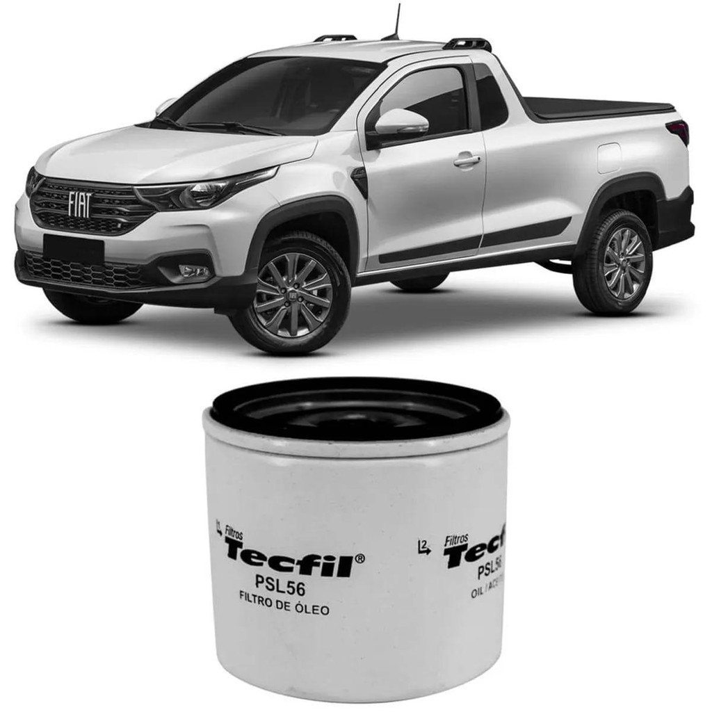 Filtro Óleo Strada 1.0 1.3 2020 a 2025 TECFIL PSL56 em Oferta na Shopee