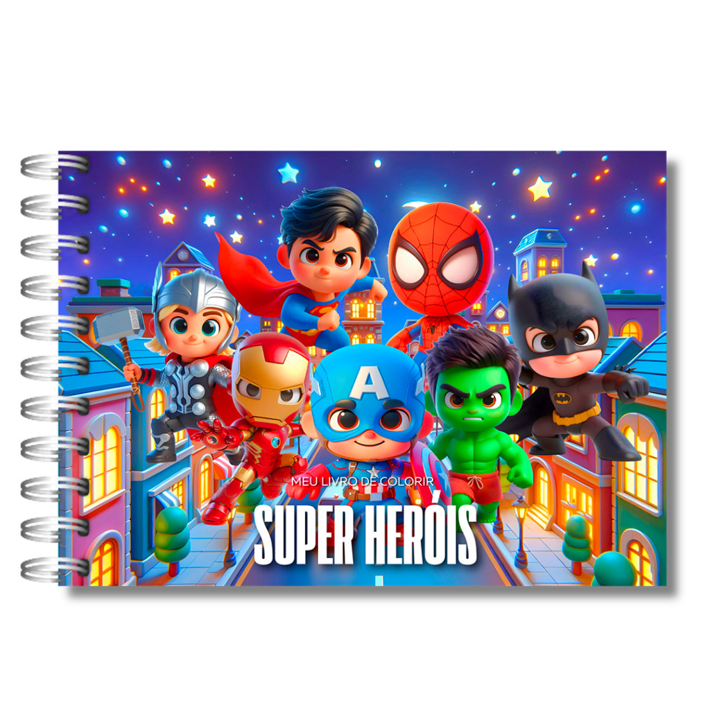 Color Book – Super-Heróis Vingados- Meninos