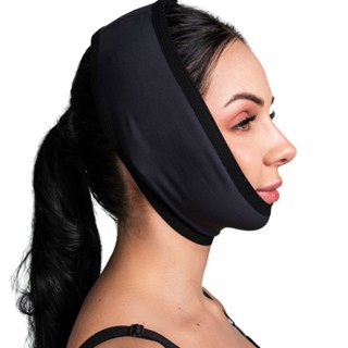Faixa Cirúrgica Facial Mentoneira para Otoplastia, Papada e Queixo | Modeladora e Compressiva em Oferta na Shopee