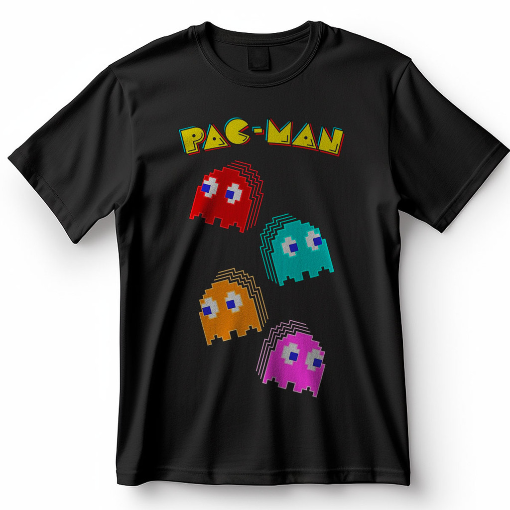 Camiseta Pac-Man Fantasmas Pixel Art Cores Blusa Camisa 100% Algodão em Oferta na Shopee