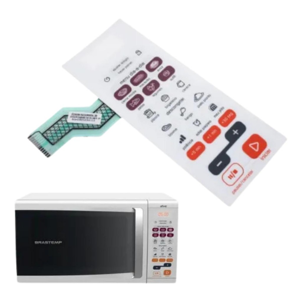 Teclado Membrana Microondas Bms45 Brastemp W10325885