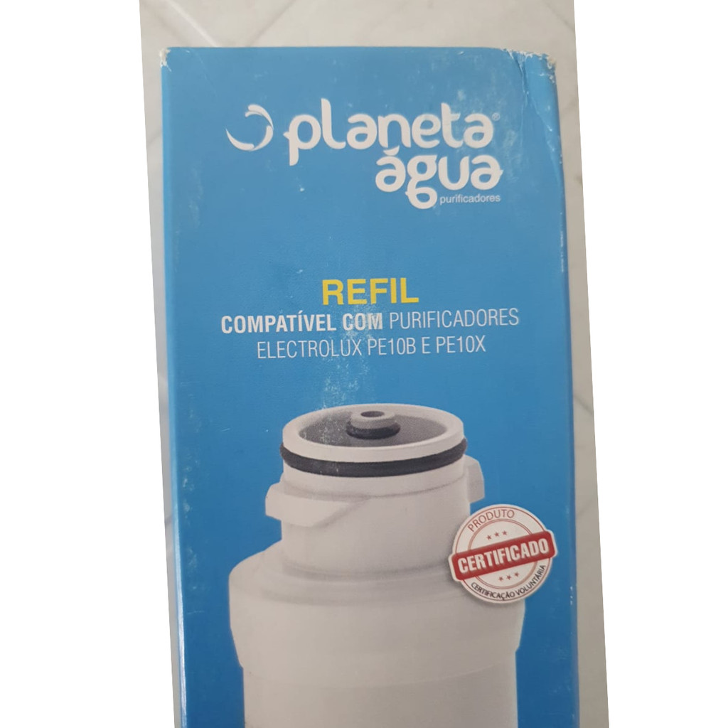 Refil Planeta Agua PROLUX 1082 COMPATIVEL com PURIFICADORES ELECTROLUX PE10B e PE10X