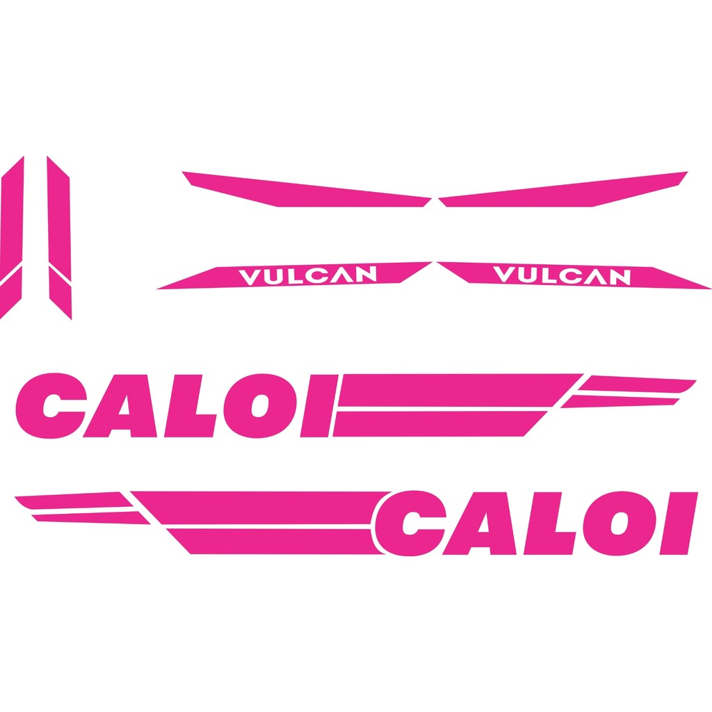 Adesivo de Quadro Caloi Rosa Bicicleta Mountain Bike plo