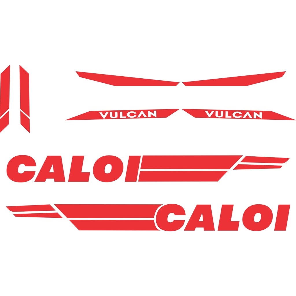 Adesivo de Quadro Caloi Vermelho Bicicleta Mountain Bike plo