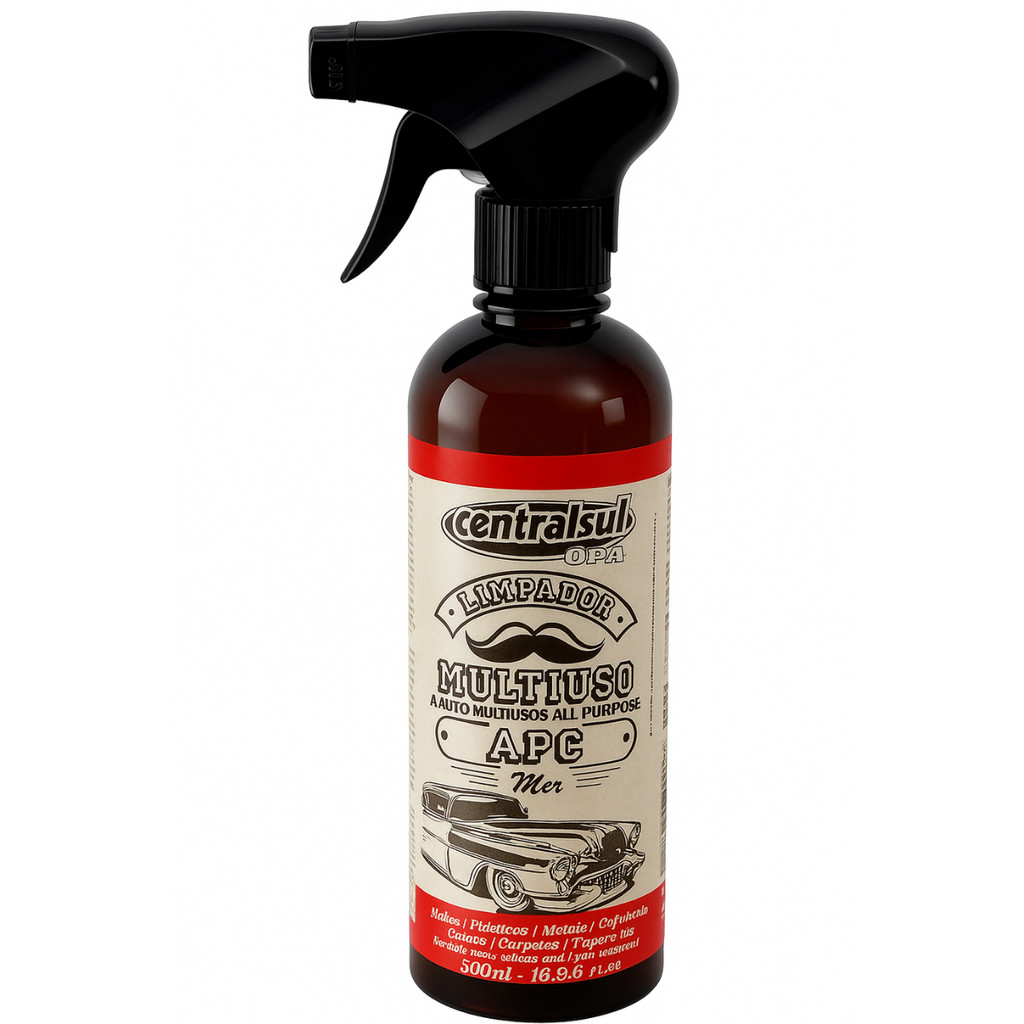 Spray Limpador Multiuso APC Concentrado Men 500ml Limpa Tudo Facilita Limpeza em Autos e Ambientes em Oferta na Shopee