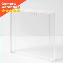 Quadro Acrílico Porta Retrato Moldura Transparente Para Decoração
