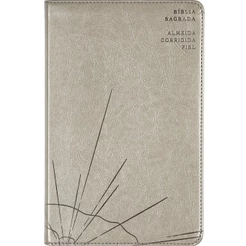 Bíblia Sagrada Slim | ACF | Luxo Couro-Soft Cinza