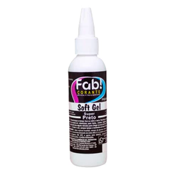 Corante Soft Gel Super Preto 25g FAB