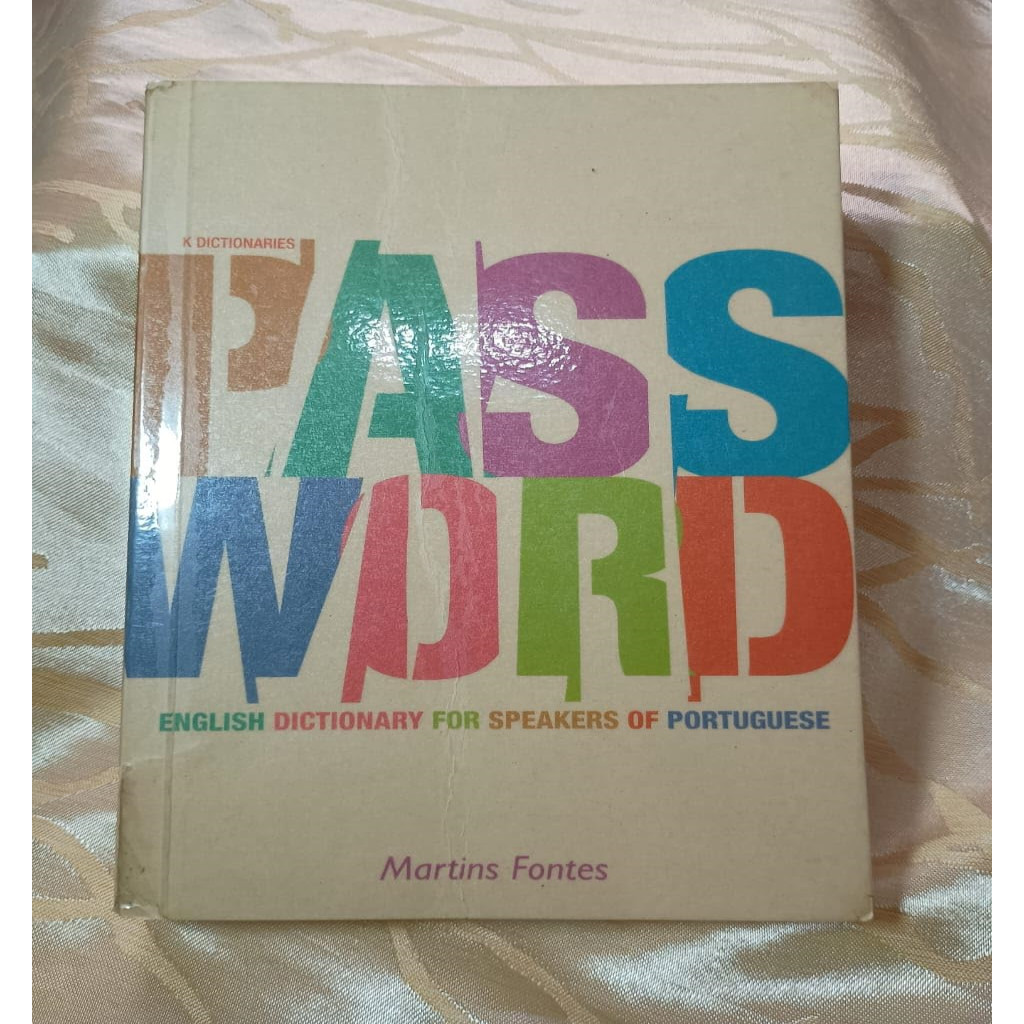 Password / English Dictionary For Speakers Of Portuguese autor editora martins fontes