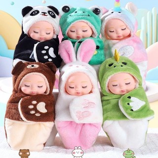 Mini Bebe Reborn Boneca Realista Simulação Dormir Sono Brinquedos Menina Presentes 11cm x 5cm