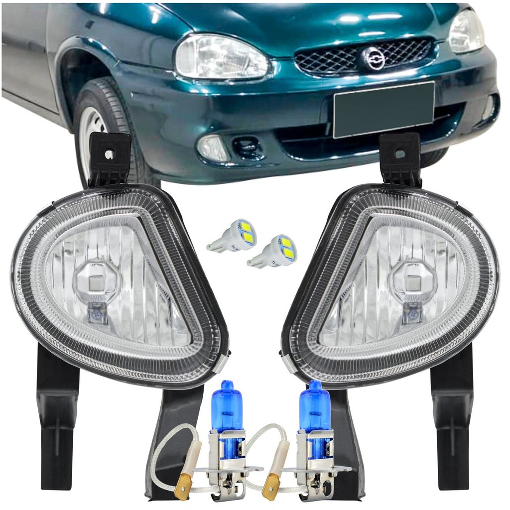 Par Farol Milha Corsa Sedan e Pickup 2002 2003 2004 Classic 2003 2004 A 2010 Com lampadas em Oferta na Shopee