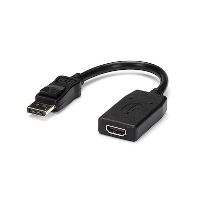 Adaptador Startech DisplayPort p/Hdmi Macho/Femea Preto DP2HDMI