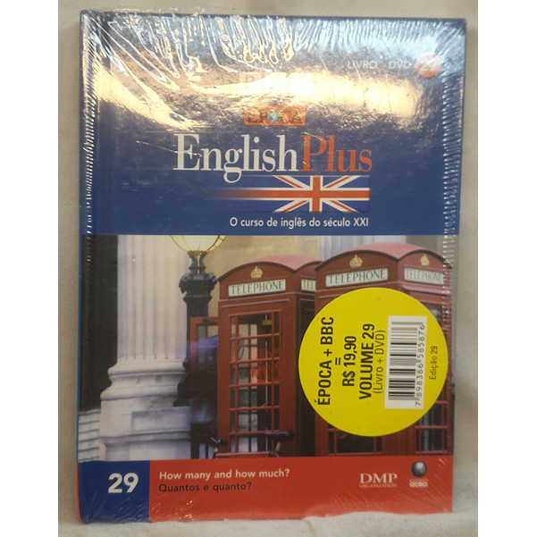 Livro English Plus BBC Volume 29 - Livro + DVD - BBC Época - Editora Globo