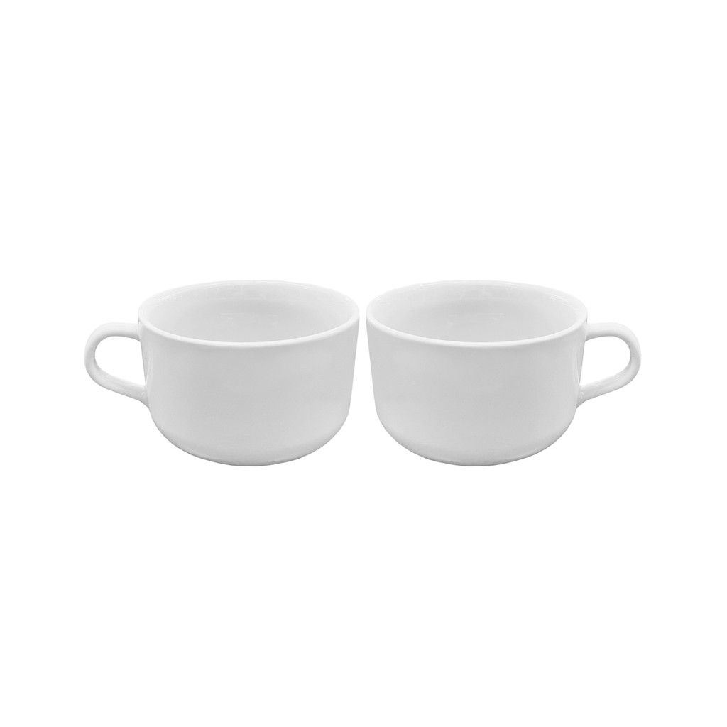 Xícaras Jumbo 450ml Cerâmica Para Caldo Sopa Mingau Miojo Chocolate Quente Yakesoba
